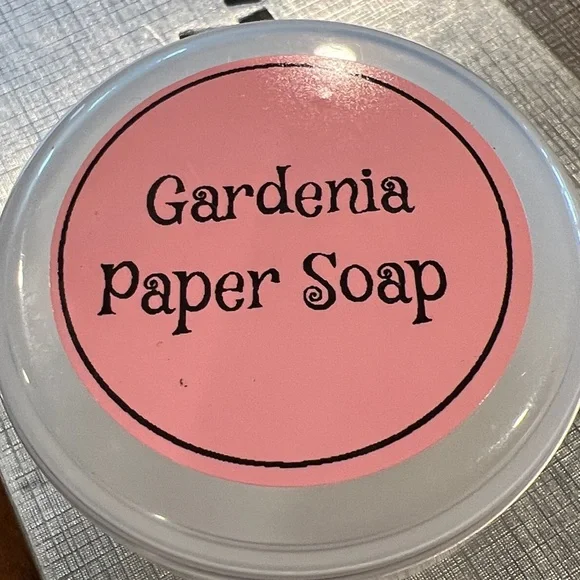 Gardenia Paper Soap Hand Crafted - Picture 4 of 4